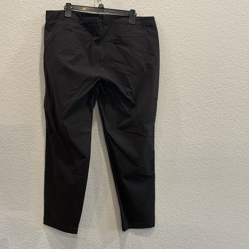 Gerry Black Cropped Straight Leg Cargo Hiking Pants Size XL - Picture 6 of 9